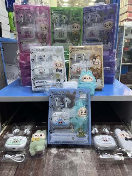 Labubu with AirPods Good Quality.