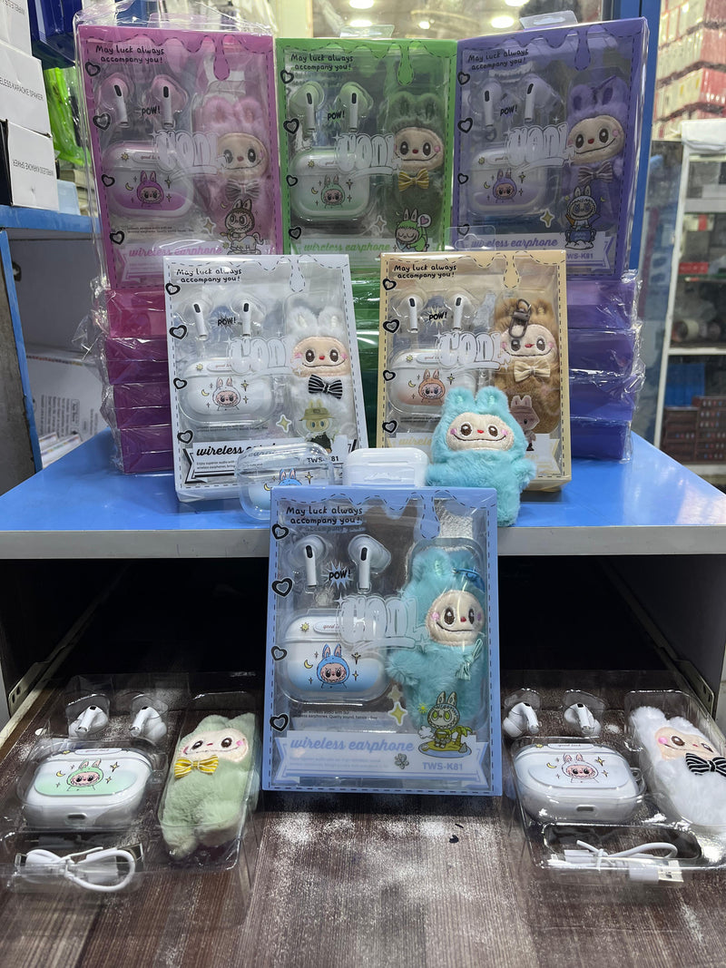 Labubu with AirPods Good Quality.