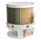 "360° Rotating Multi-Grid Dry Food Storage Dispenser"