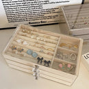 Acrylic Transparent Jewelry Storage Drawer Type Multi-layer Organizer