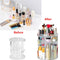 "360° Rotating Makeup Organizer – Clear Acrylic Storage Rack" 💄✨