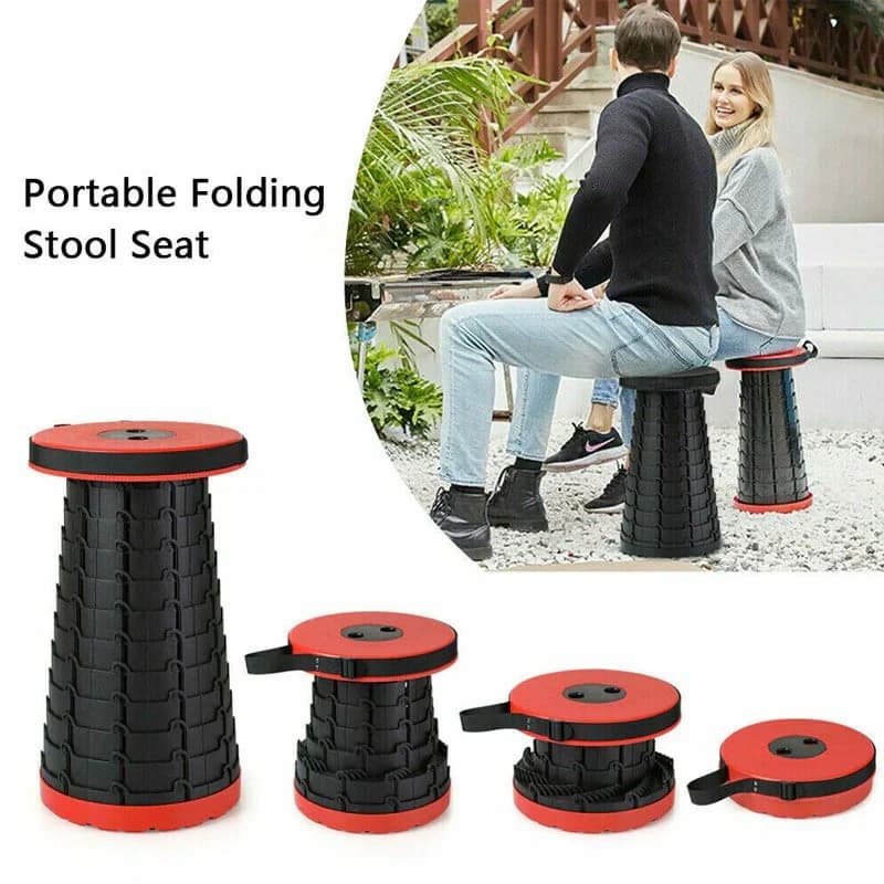Folding Portable Stool Telescopic Chair